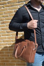 Servieta BRIEFCASE coniac 0024 - imagine 4