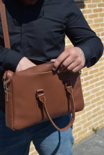 Servieta BRIEFCASE coniac 0024 - imagine 8