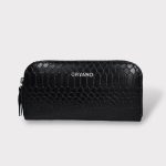 Portofel dama EMMA M croco negru 0047