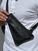 Borseta bărbat negru 0049 - imagine 4