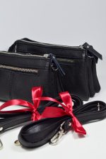 Geanta dama Crossbody negru 0056 - imagine 4