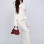 Geanta Lia mini burgundy 0061