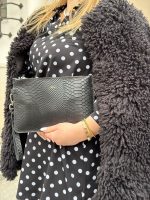 Pouch geanta de mana croco 0062 - imagine 4