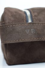 Geanta cosmetice camoscio maro 0017 - imagine 5