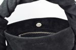 Geanta dama NOVA velur negru 0034 - imagine 3