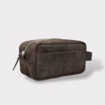 Geanta cosmetice camoscio maro 0017 - imagine 2