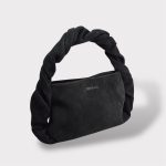 Geanta dama NOVA velur negru 0034 - imagine 2