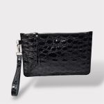 Pouch geanta de mana piele reptila 0062 - imagine 3