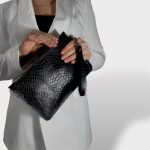 Pouch geanta de mana croco 0062 - imagine 6