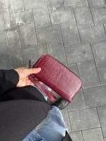 Portofel dama burgundy croc Emma M 0047 - imagine 2