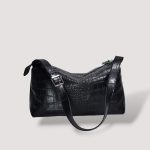 Geanta dama Terra black croco 0036